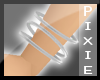 |Px| Silvery Bangles