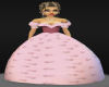 Pink Flower Ball Gown