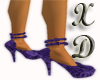 XD* Grape Curlique Heels