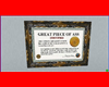 Award Certificate AP