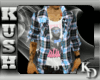 $KD$Open Plaid Buttonup2