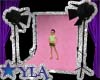 [YLA] Shag Backdrop Pink