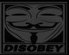 DisObey Hoodie Black