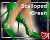 Green Scalloped