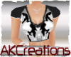 (AK)Camo top white