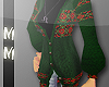 m> Winter Cardigan Green
