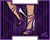 [9s] Purple Metal Pumps