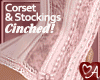 Pink Corset & Stockings