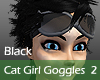 Cat Girl Black Goggles 2