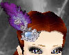 Jeweled Feather Barette