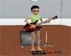 Red and Black Guitar