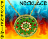 ~F Emerald Fleur Pendant