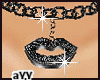 aYY- Black Lips Collar