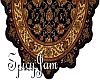 Antique Hearth Rug Blk