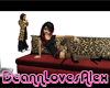 Red and Leopard Couch