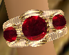 Gold Ruby Bracelet By xRosemaryx