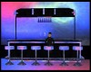 club neon bar w/stools