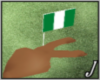 Jo|Nigeria Handheld Flag