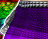 [Sin] Fishnet Skirt Prpl