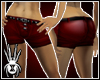 Red Curvy Lowrise Shorts