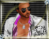 (jw) white pink jacket