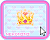 :3 Neko's Crown Badge