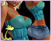 TieDyedtop and shorts