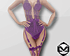 m> Lace Lingerie Purple