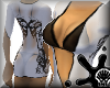 [LI] white G sheer dress