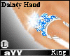 aYY-Anim BlingRing Dainty hand sapphire L