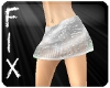 Shimmer Skirt White