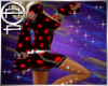 Black and Red Dot Dress