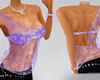 !Layered tube top purple