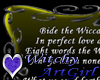 Wiccan Law Yellow