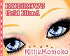 DOLL Gold Blond Eyebrows
