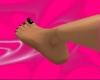 BLACK PEDICURE NAILS