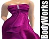 BBW Fuscia Silk Gown