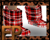 ~FP~CheckerRed/Blk Boots