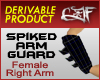 Spiked Arm Guard - Right