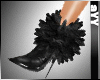aYY-Pompom Shoe Black