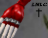�CL Gloves PVC-Red