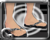 [G]Grey Flip Flops Male
