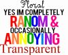 Annyoing&random sticker
