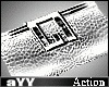 aYY-Money Action HandBag Silver
