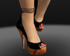 ~X Wood Pumps /Black #3