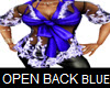 HOT OPEN BACK BLUE