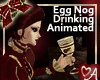 Egg Nog Drinking