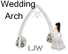LJW Wddng Arch White