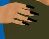 Nails Long Black