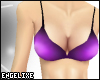 Purple Shine Bikini Top